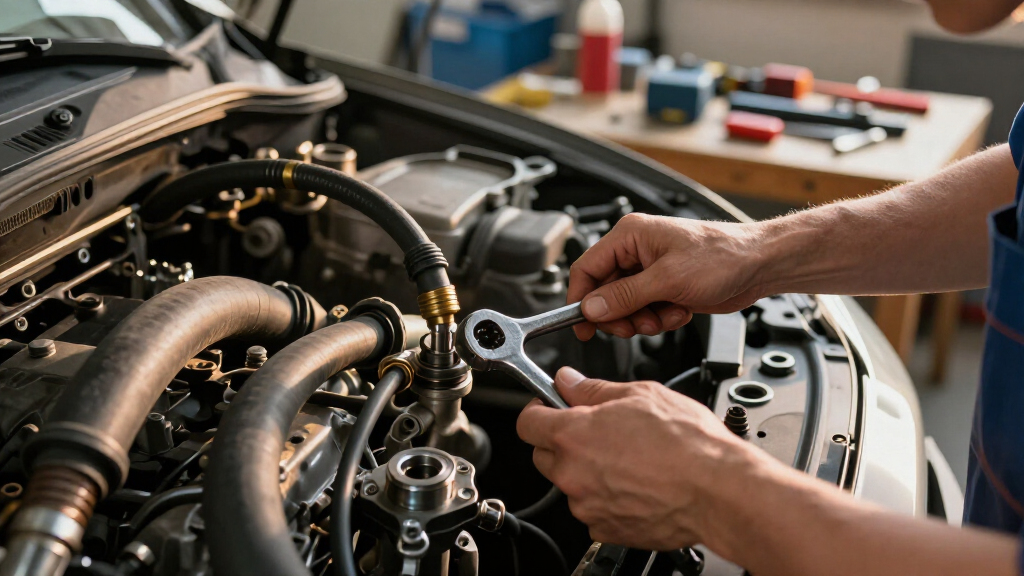 automotive replacement engine water pump fittings and accessories
