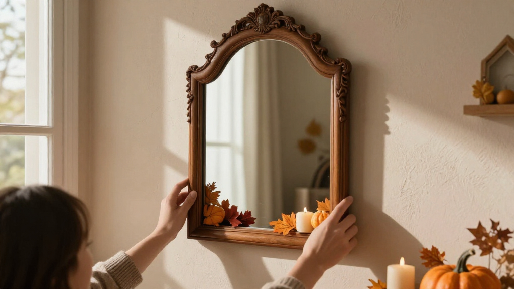 fall decorative wall mirrors