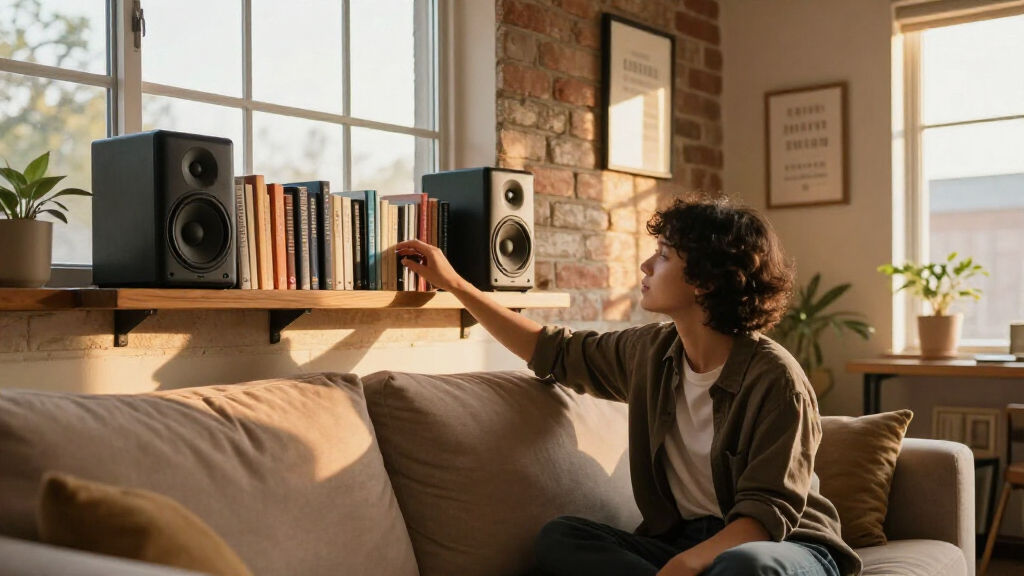 bookshelf speakers for quote rooms