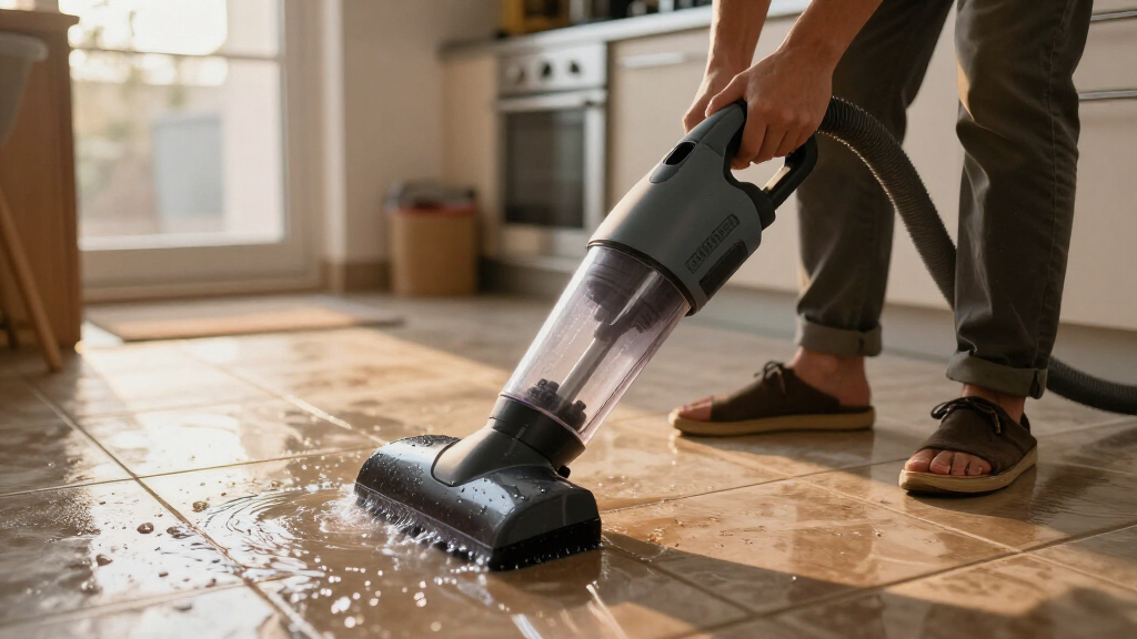 heavy duty wet dry vacuum for water cleanup