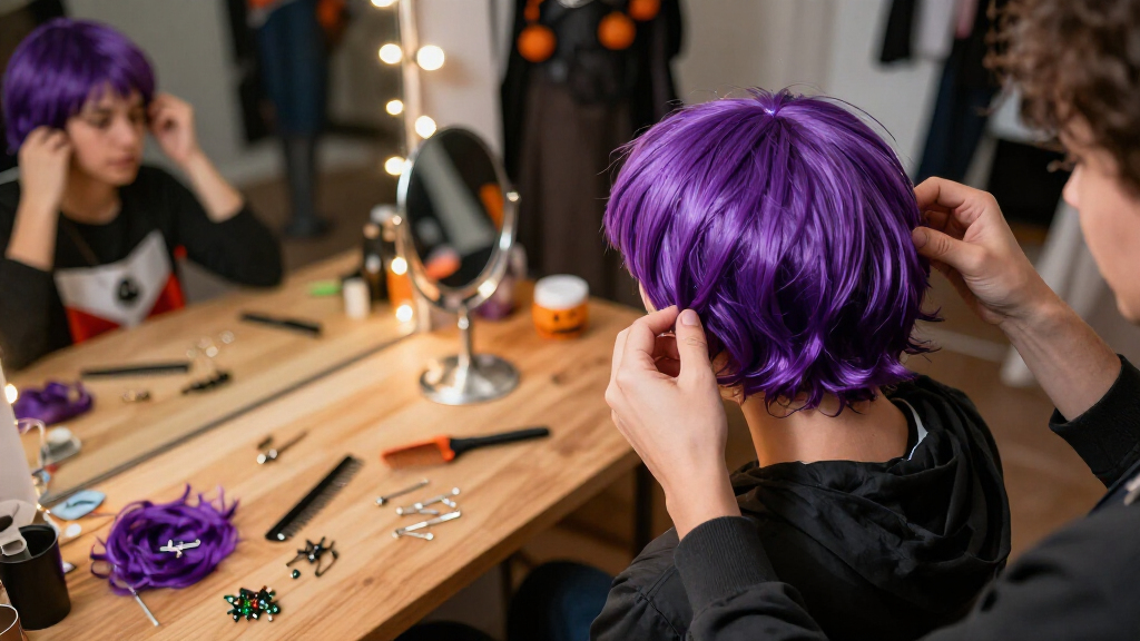 Halloween costume wigs