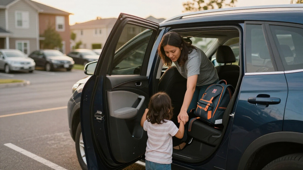 suv for single parent life and custody exchanges
