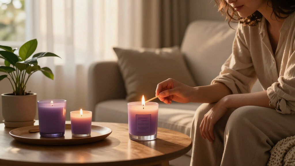 aromatherapy stress relief candles