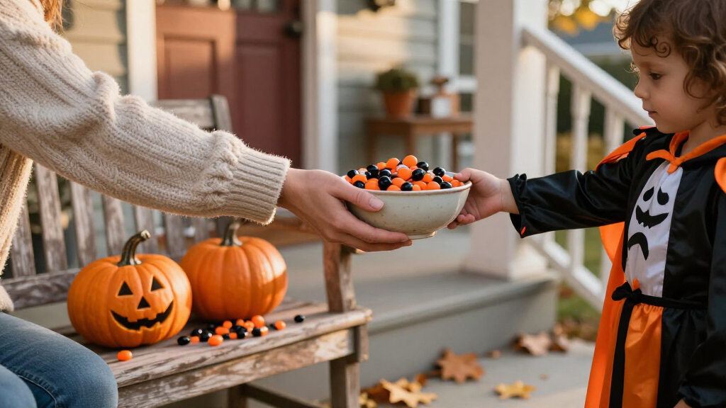 Halloween candy bowls