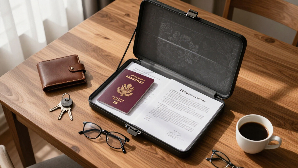 fireproof document box for passports and deeds
