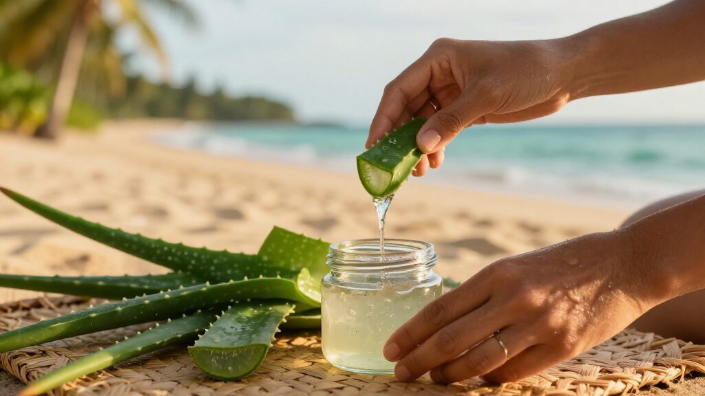 organic island aloevera gel