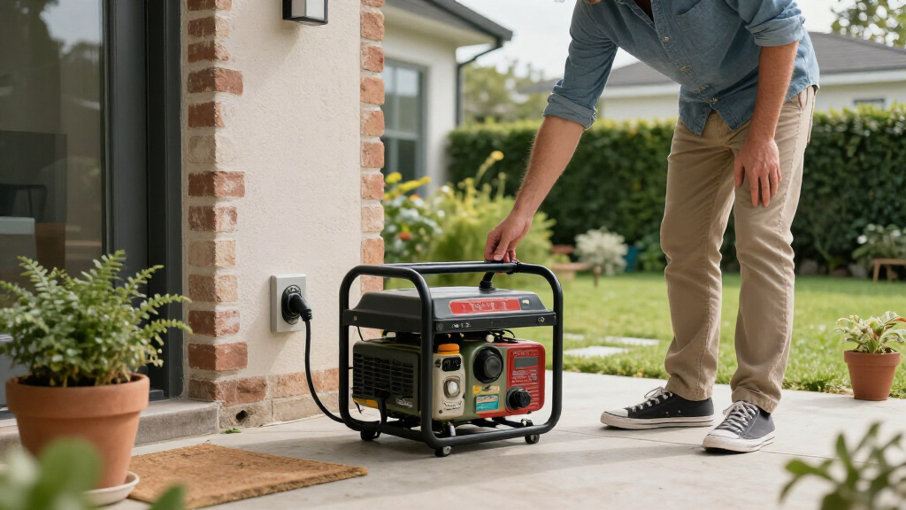portable generator for home backup