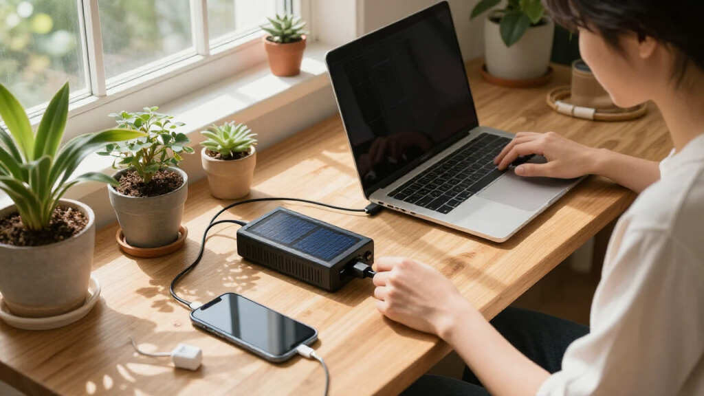solar-powered dorm room chargers