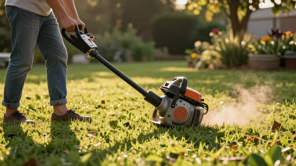 gas powered leaf blowers