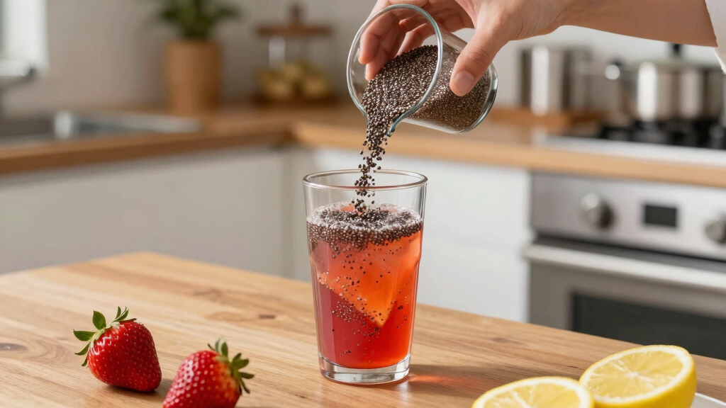juice with chia
