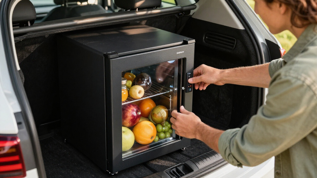 dualzone 12v car refrigerator