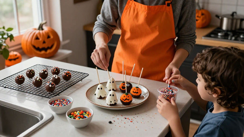Halloween cake pop decorating kits