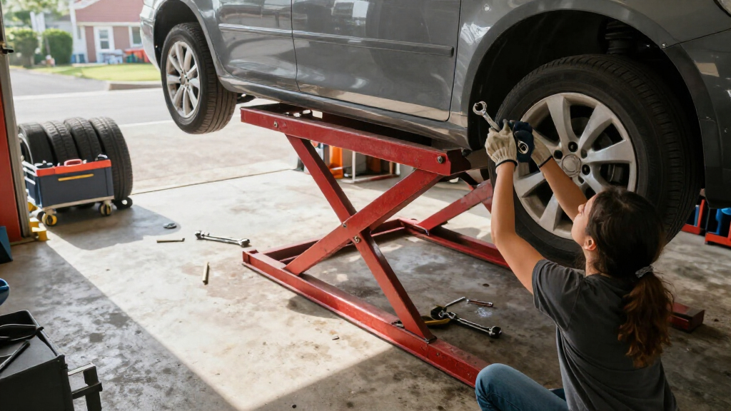 portable mid rise car lift