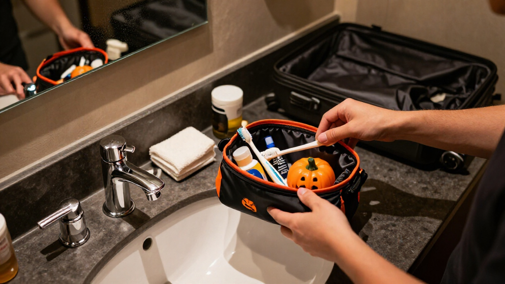 Halloween toiletry bags