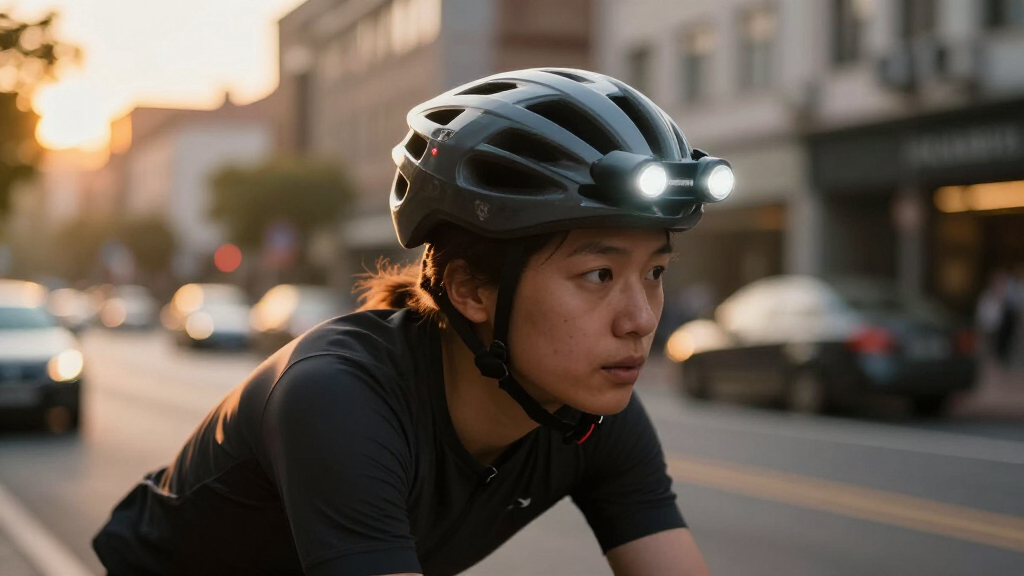 smart helmet with lights and turn signals