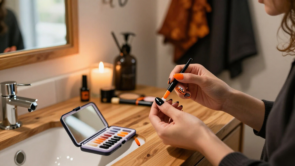 Halloween press on nails