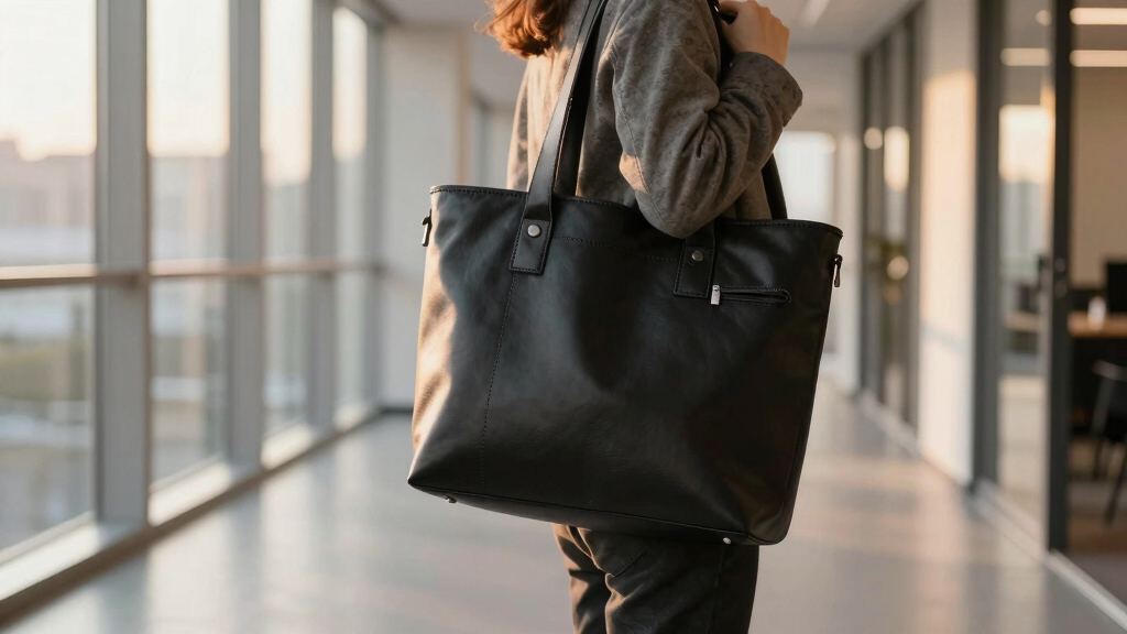 best leather tote bags for work