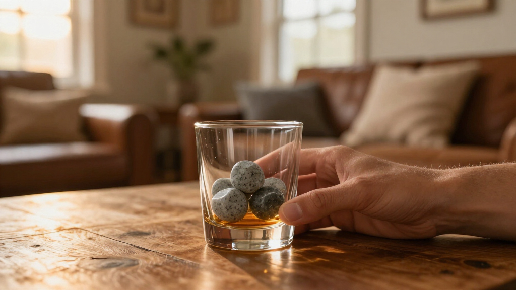 whiskey stones gift set