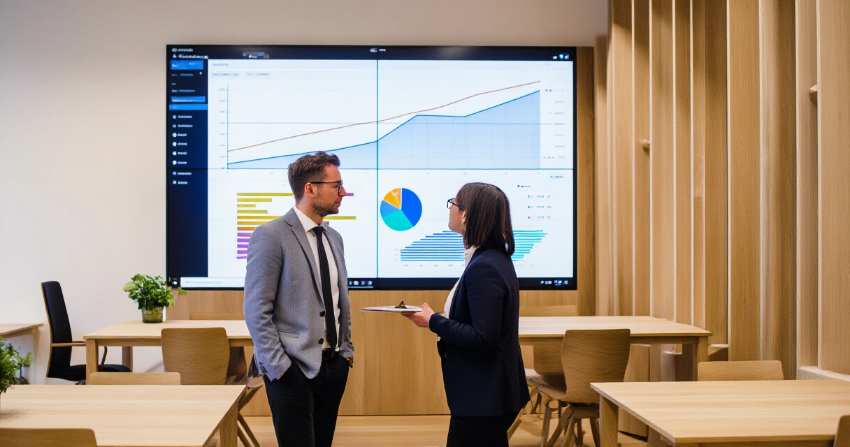 Kasvumittareiden tarkastelu suurelta näytöltä pohjoismaisessa coworking-tilassa