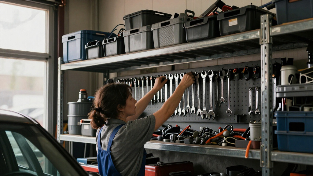 automotive garage storage racks