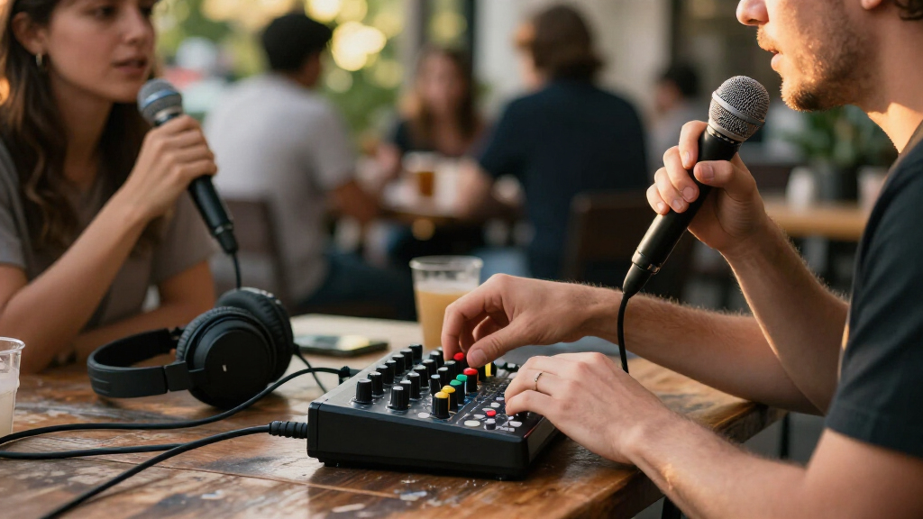 portable podcast mixers