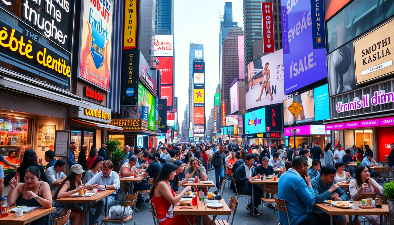 Top Restaurants Near Times Square Perfect for Large Groups