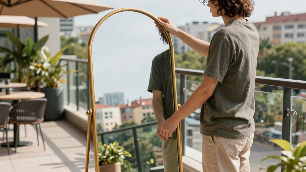 best premium full length mirror arched
