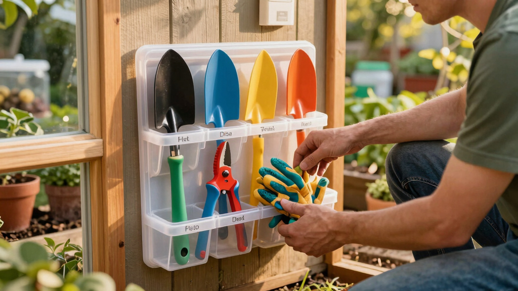 garden tool storage organizers