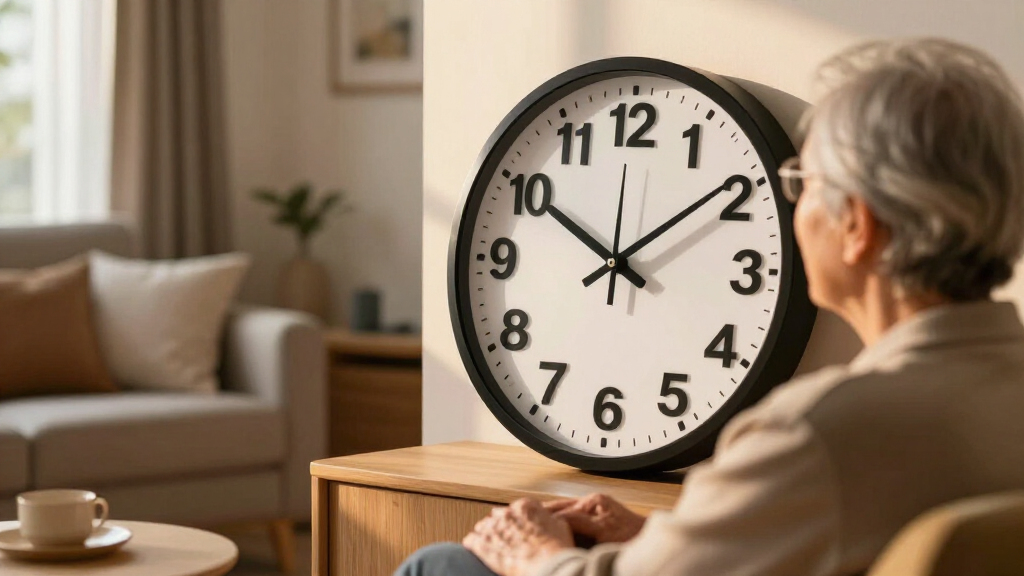 best easy read wall clocks for seniors