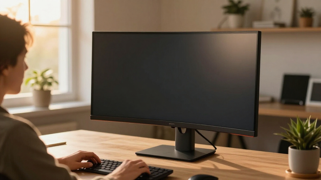 curved monitors for immersive viewing