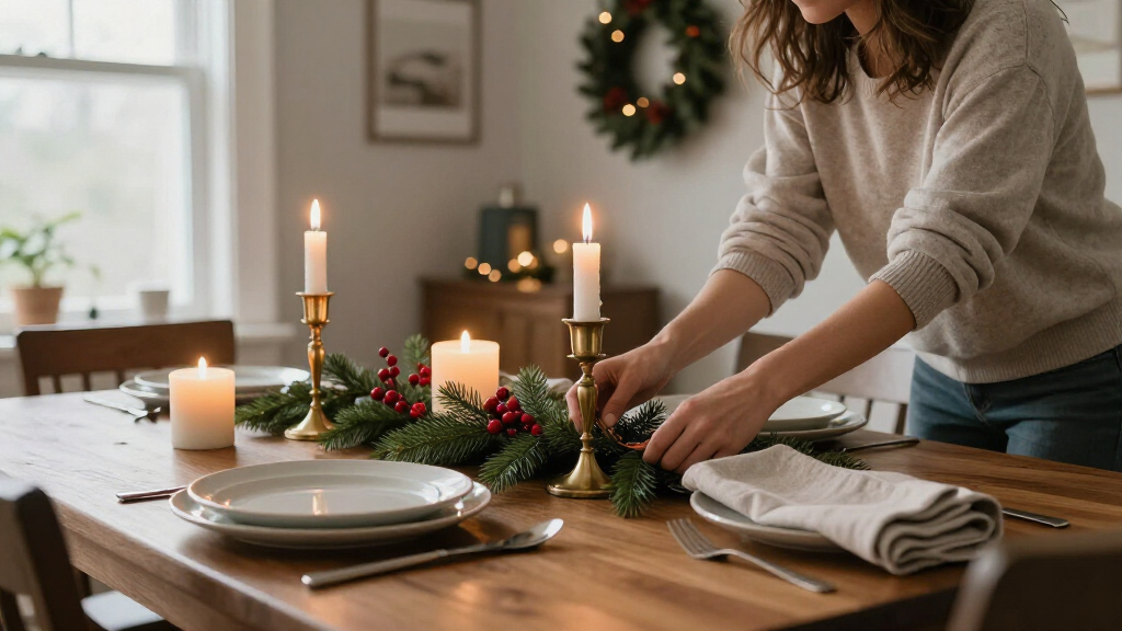 holiday tabletop decorations