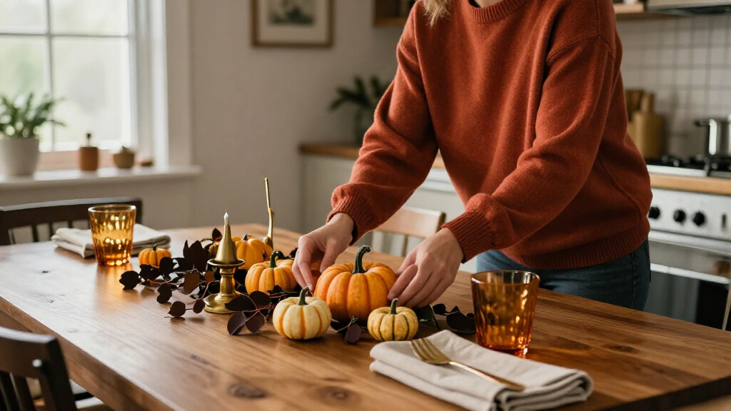 Halloween table decor