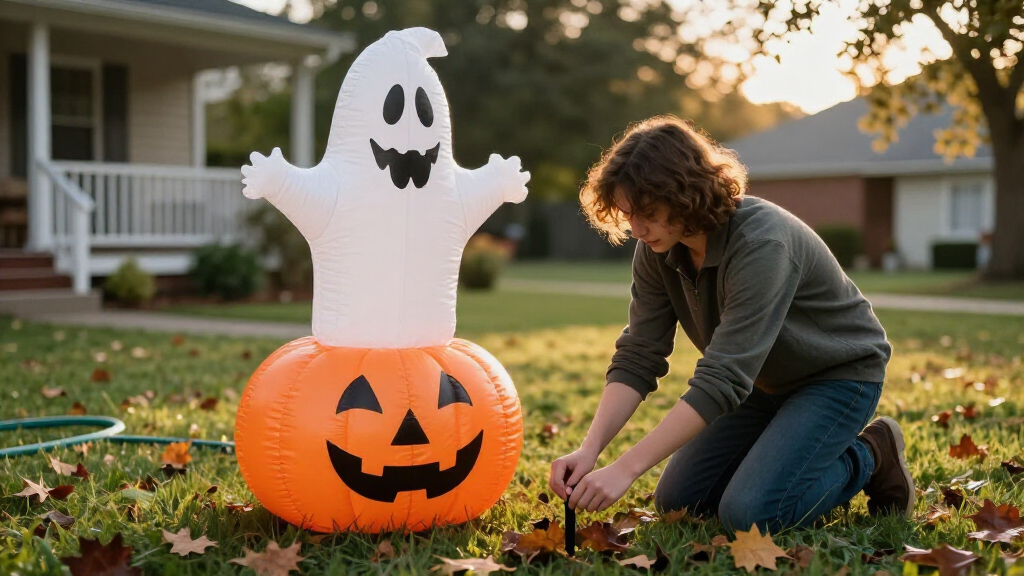 Halloween inflatable yard decorations