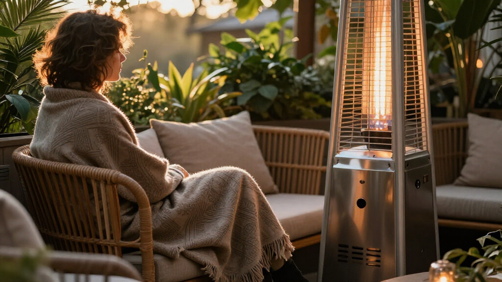 patio heaters for fall evenings