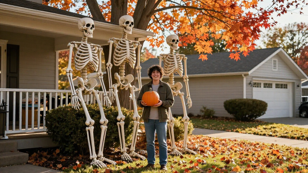 best giant Halloween skeletons