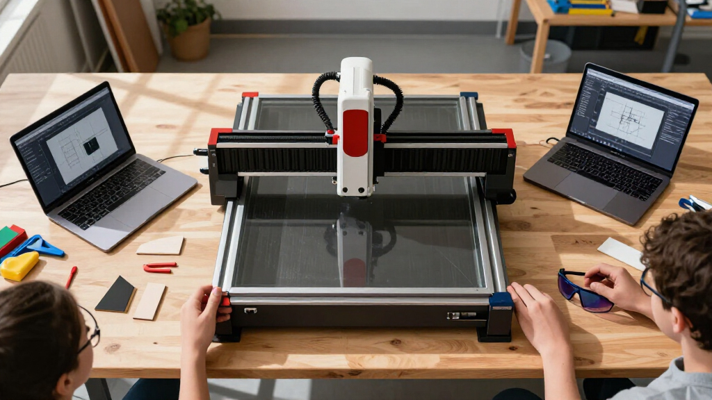 professional desktop cnc router machine for school makerspaces