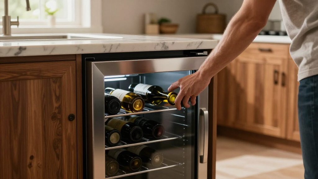 undercounter wine fridge