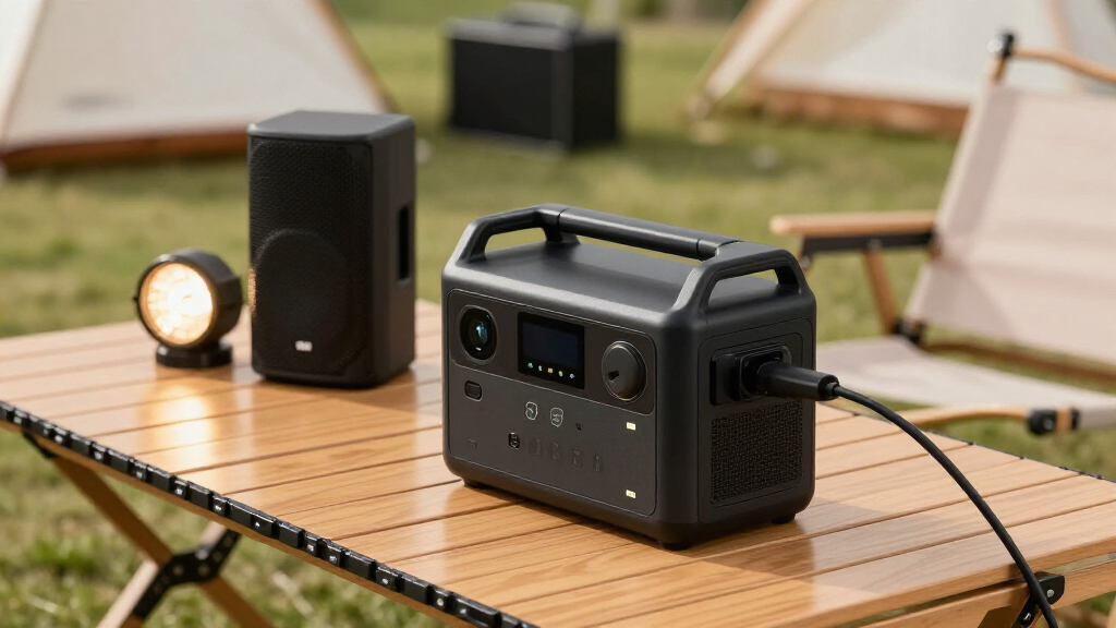 Portable power station for pop up events