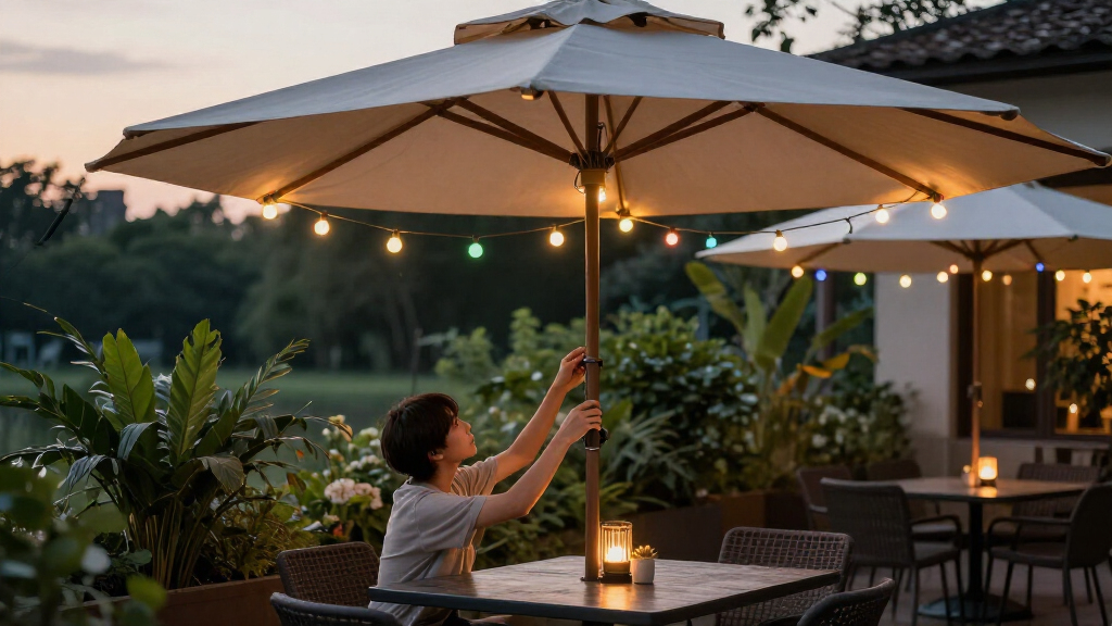 12 Best Patio Umbrella Lights to Brighten Up Your Outdoor Space