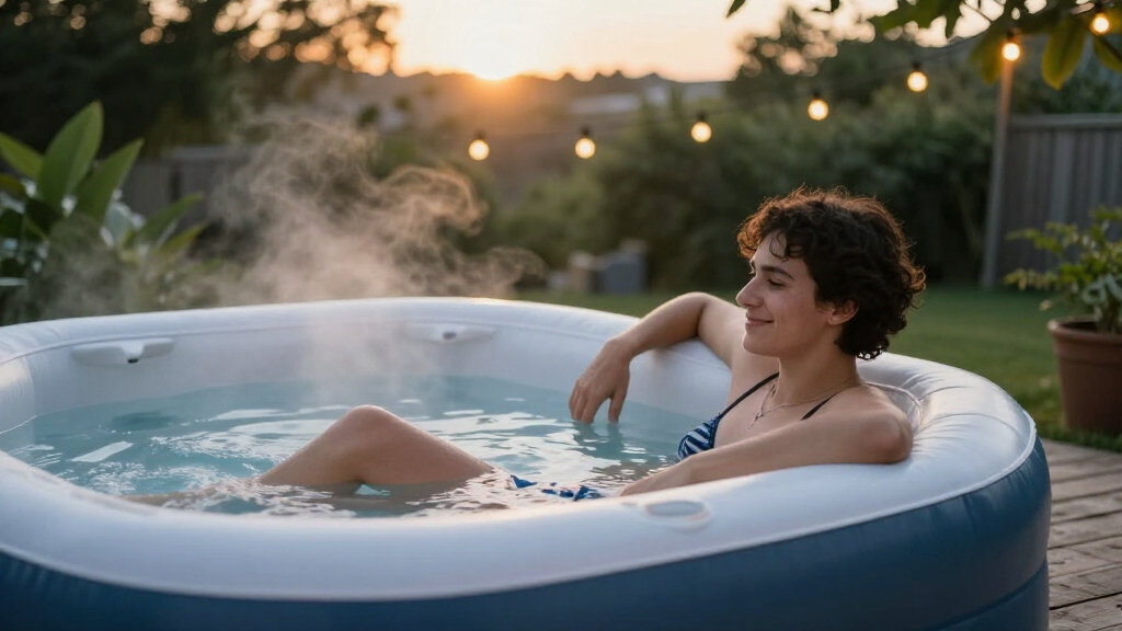 inflatable hot tub on amazon