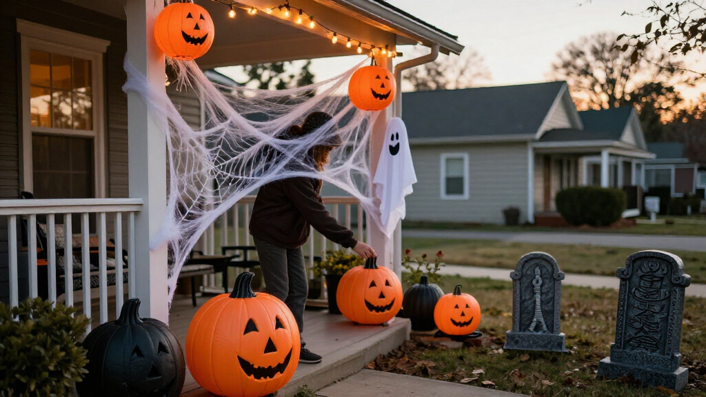 best Halloween village decorations