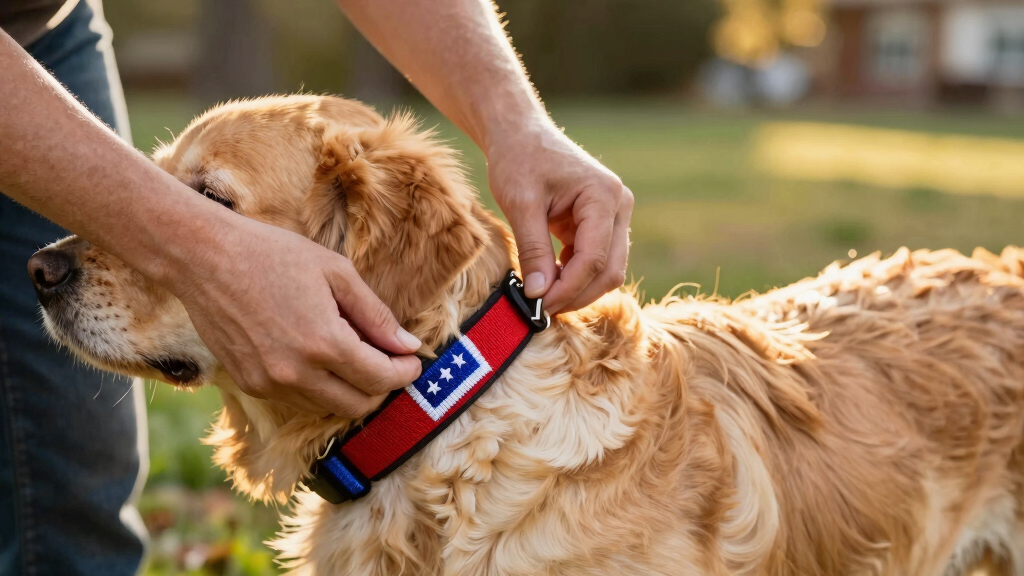 patriotic dog collars