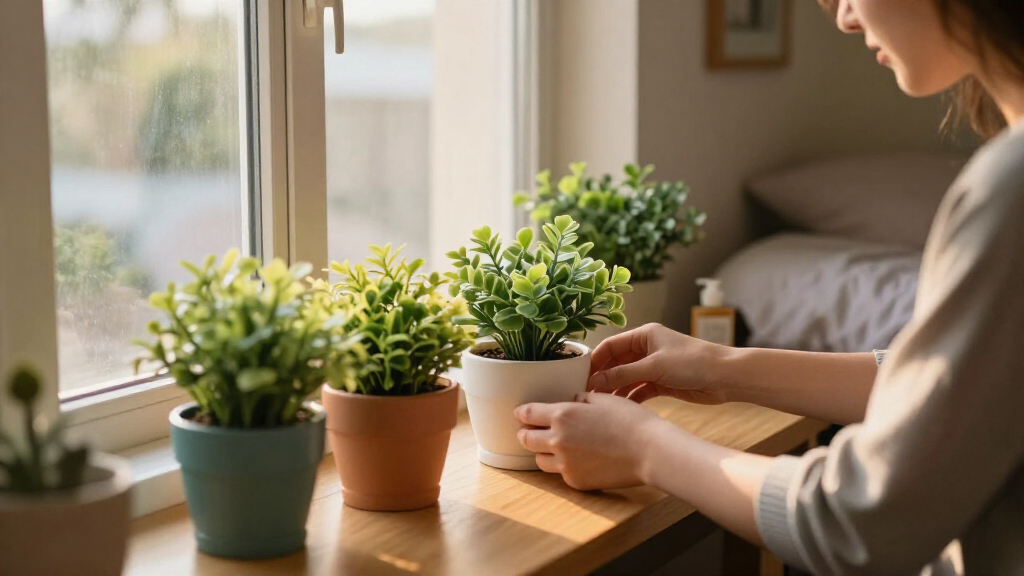 artificial potted plants for dorms