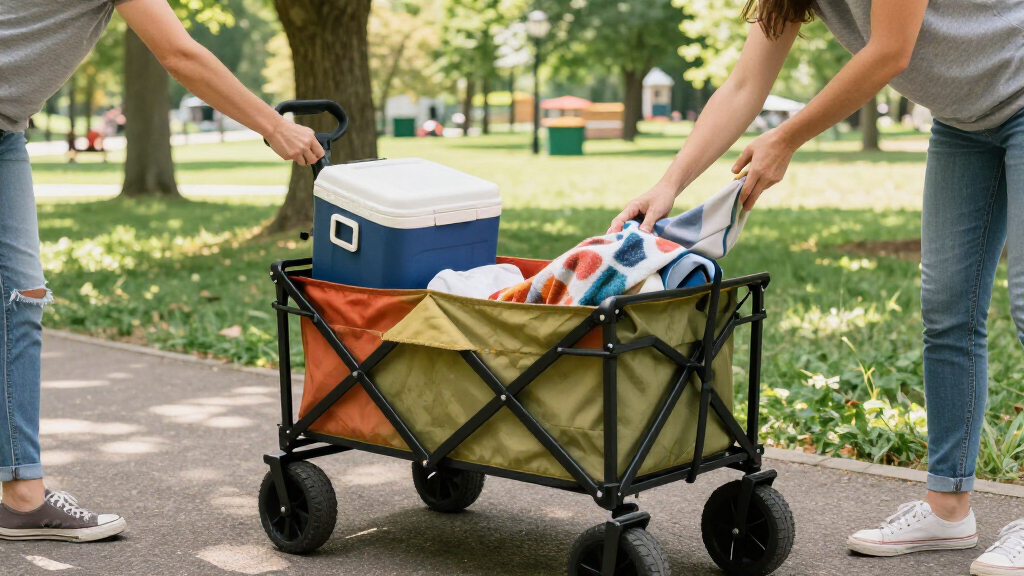 best folding utility wagons for family outings