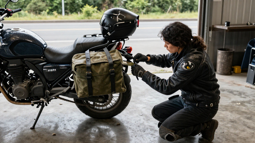 motorcycle tail bag saddlebags