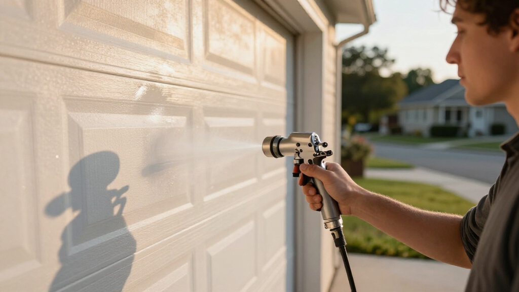 airless sprayer for garage doors