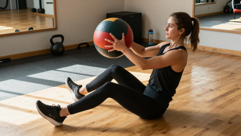 medicine ball set commercial