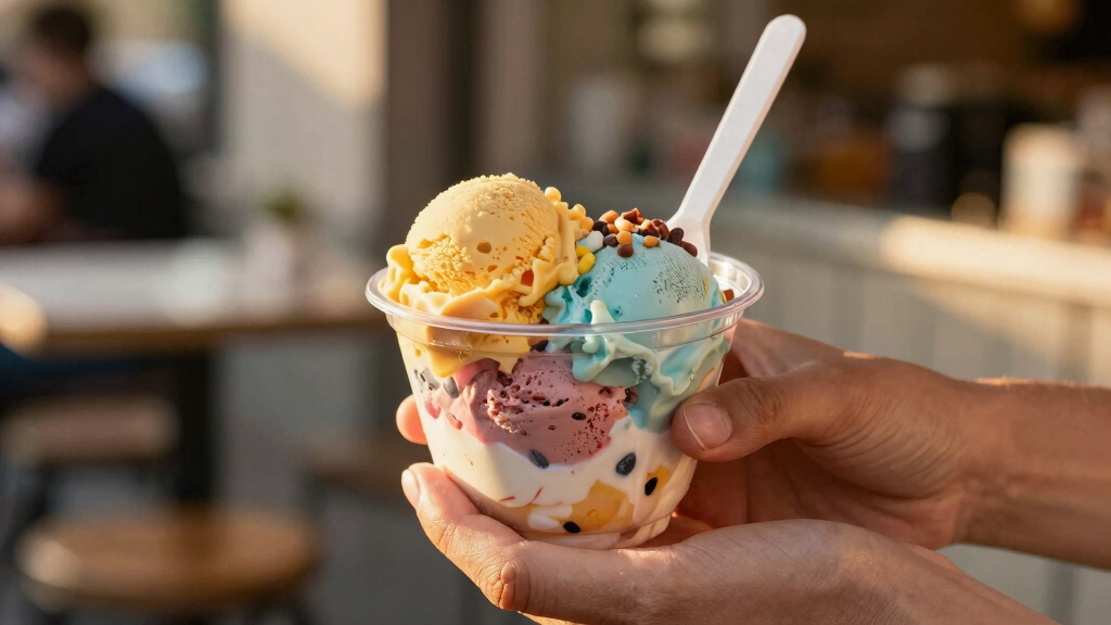 gelato dessert cups