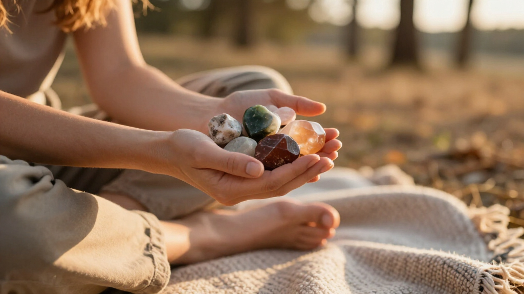 crystal healing sets
