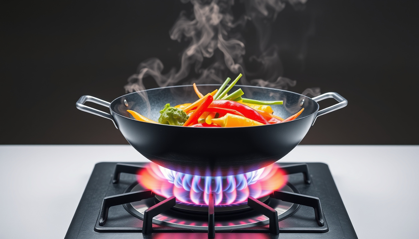 Unlock Culinary Mastery: How a Round-Bottom Wok Transforms Heat Distribution for Perfect Stir-Fries